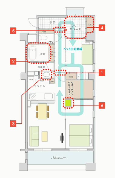 ペットと共に暮らす住まい ペット共生型マンション