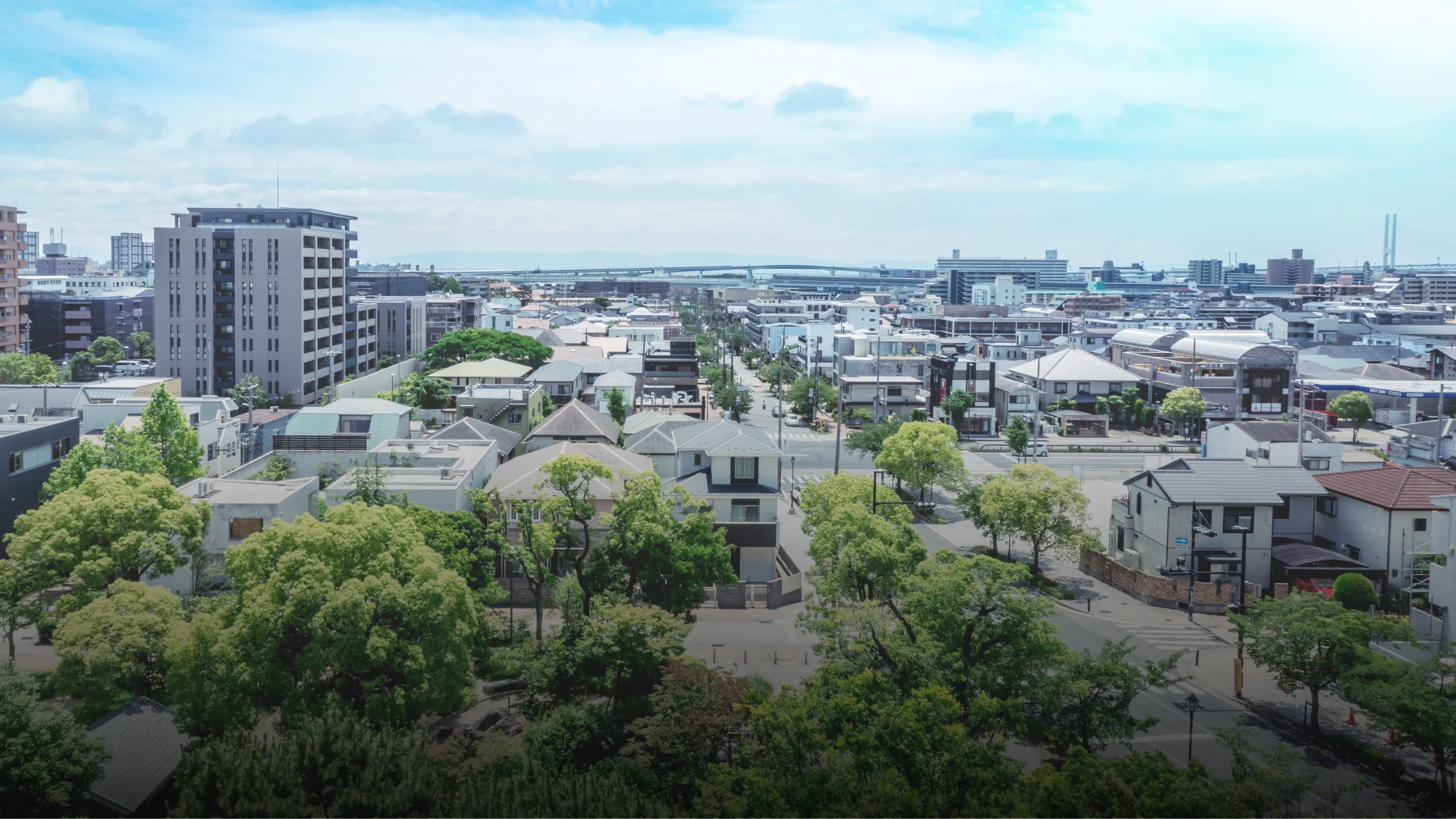 現地5階相当からの眺望