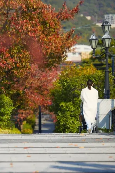 現地周辺の街並み