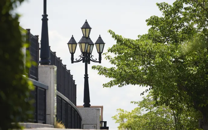 現地周辺の街並み