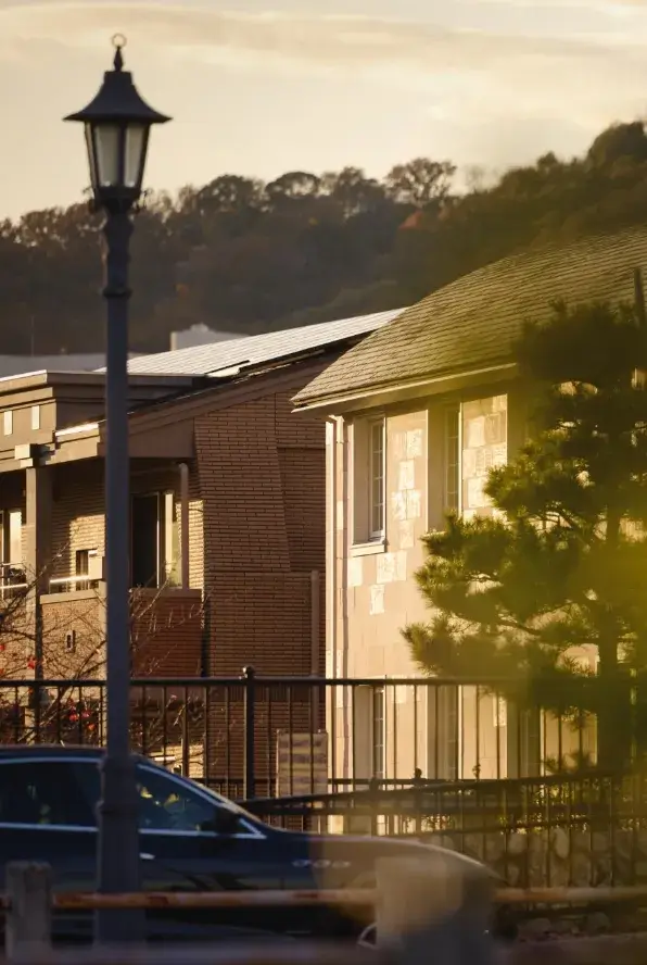 現地周辺の街並み