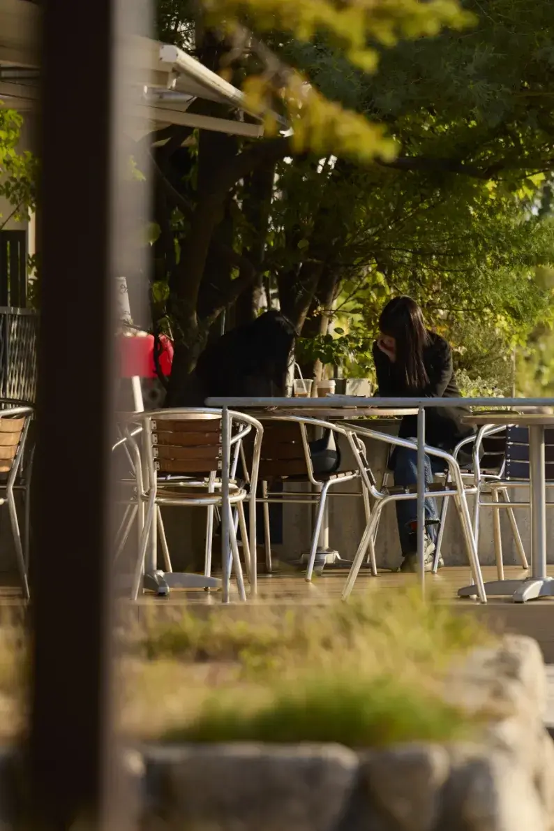 現地周辺の街並み