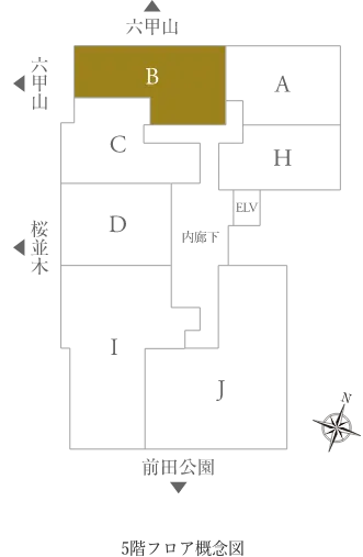 3・4階フロア概念図