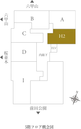 3・4階フロア概念図