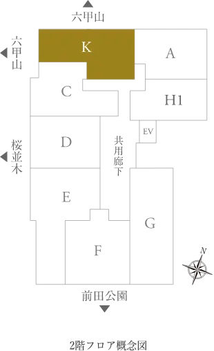 2階フロア概念図