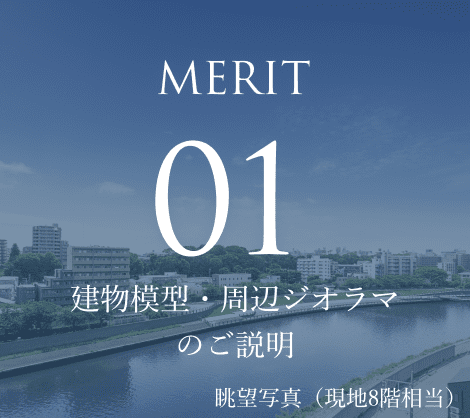 Merit 01 建物模型・周辺ジオラマのご説明