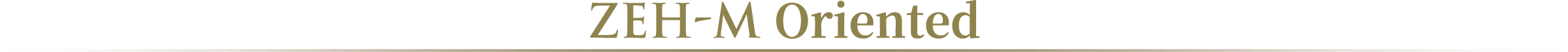 ZEH-M Oriented