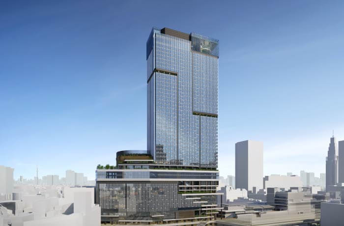 新宿駅西口地区開発計画 完成予想図