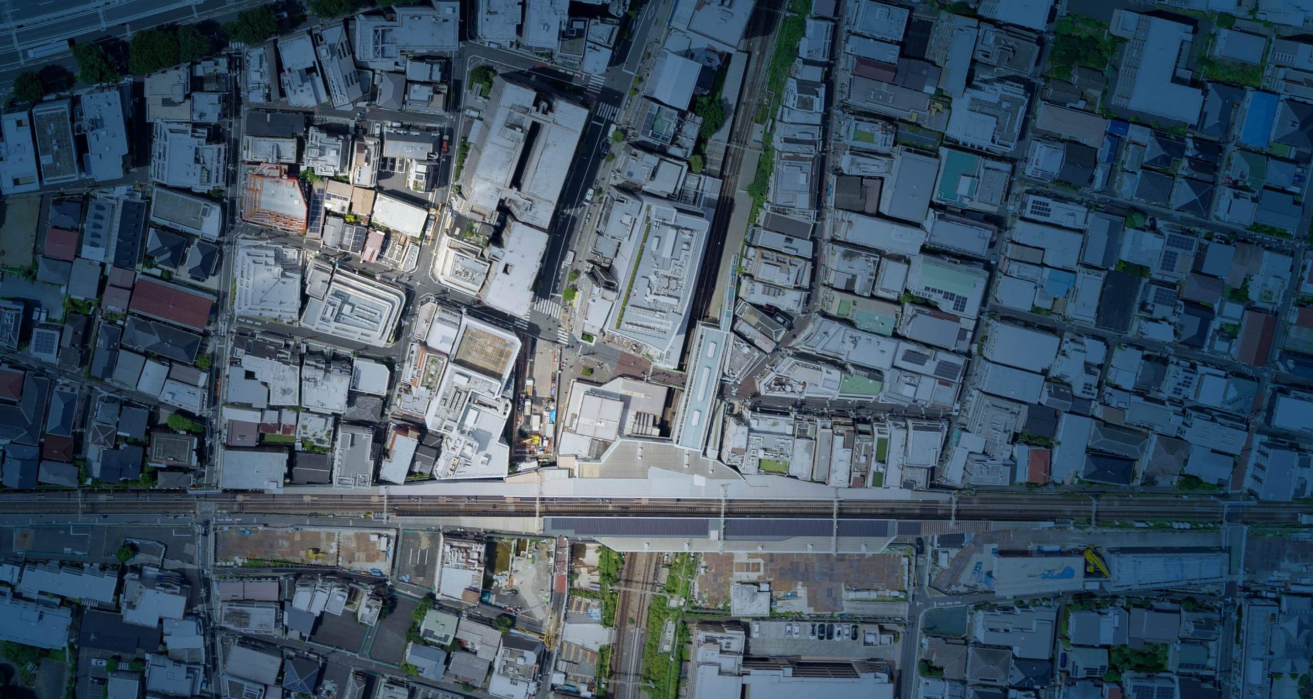 現地周辺航空写真