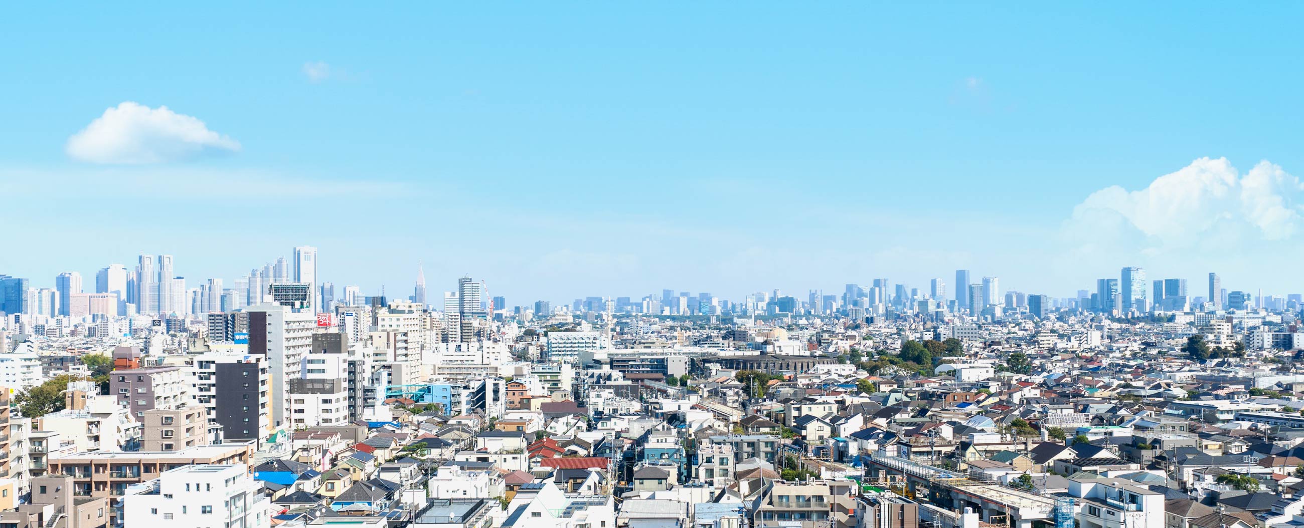 現地14階相当より東を望む眺望写真