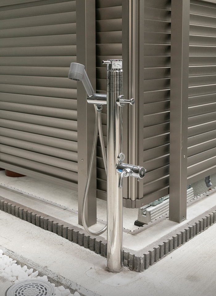 ペット足洗い場（2026年2月撮影）