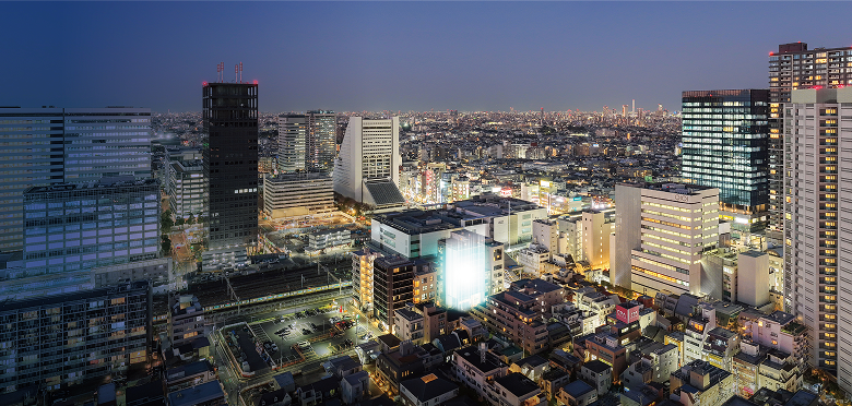 現地周辺航空写真