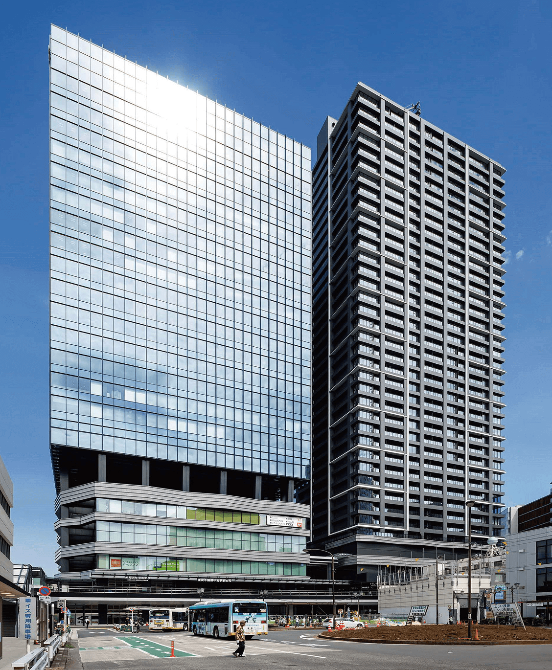 中野二丁目第一種市街地再開発事業 外観完成イメージパース（提供：住友不動産）