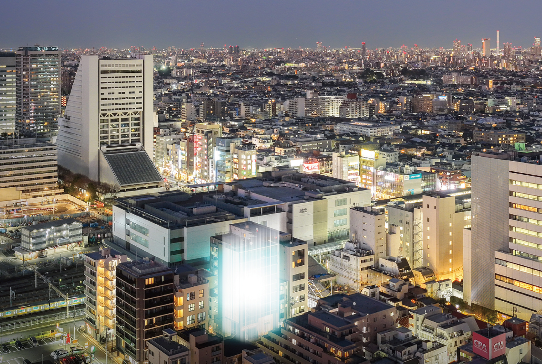 現地周辺航空写真