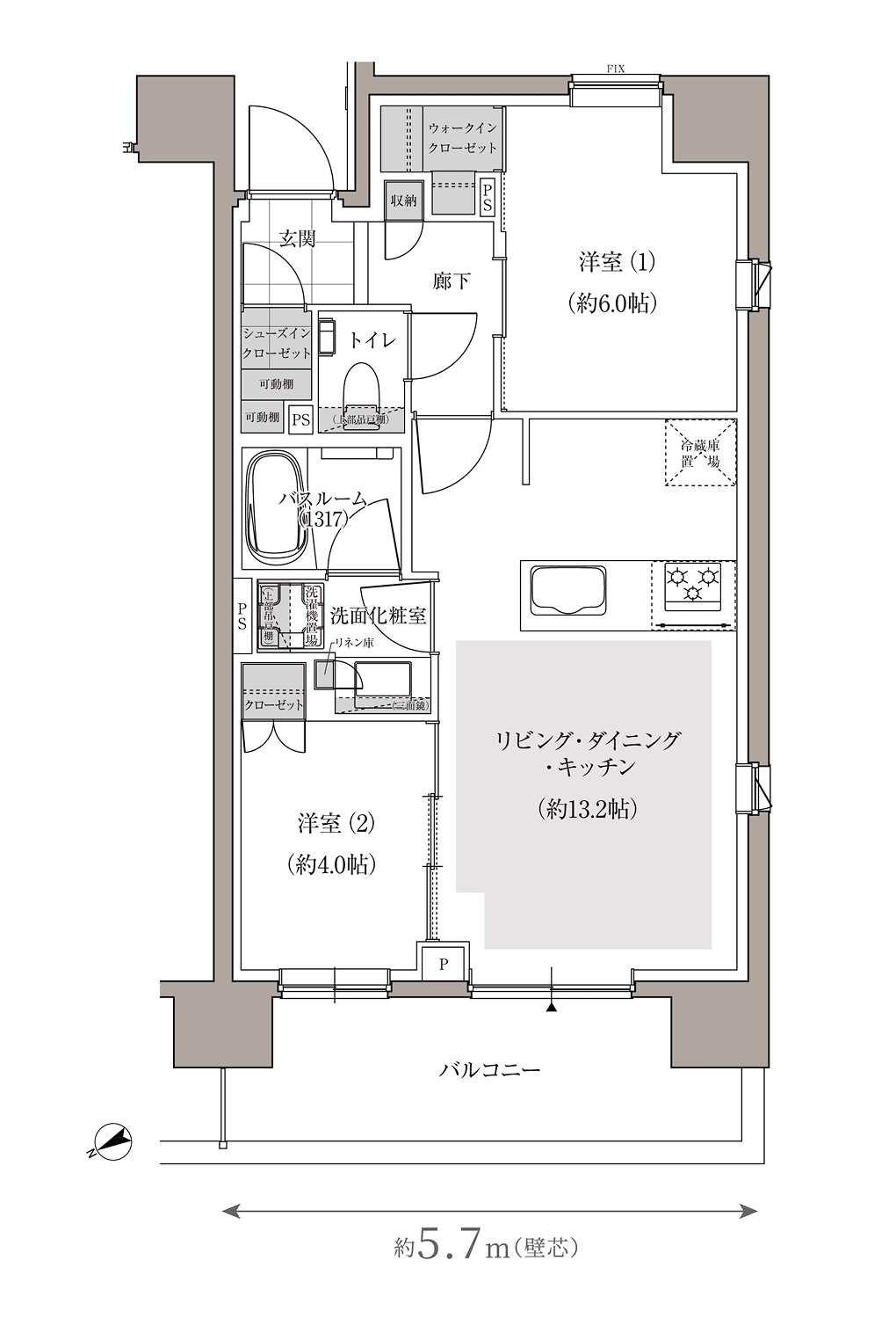 A TYPE 間取り図