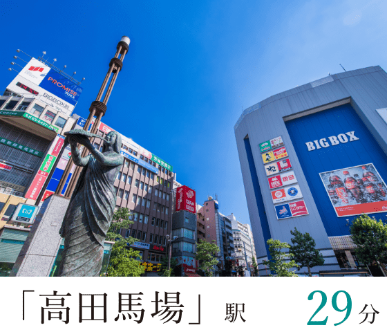 「高田馬場」駅29分